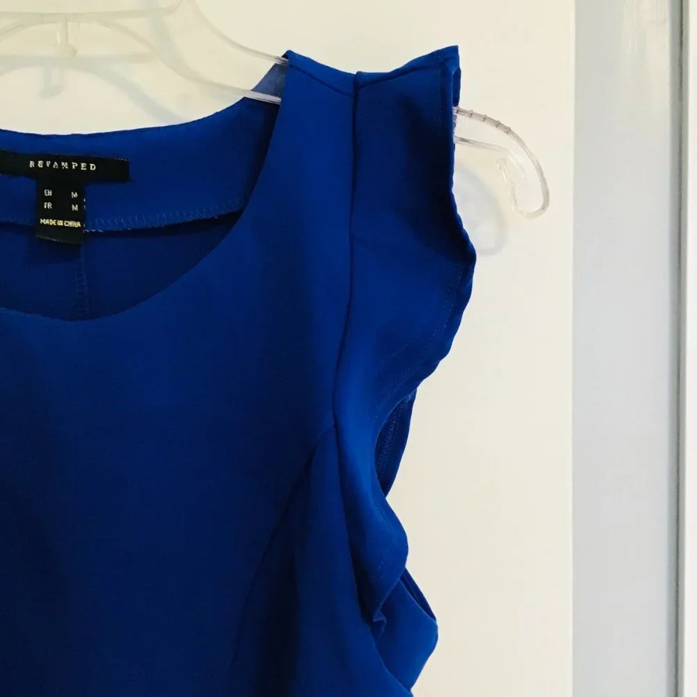 Top With Ruffled Cap Sleeves - Picture 5 of 6